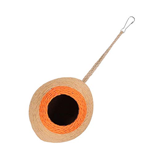 KIMISS Bird L, Vogelhaus für Hamster, Zucht, Papierseil, Betthaus für Wellensittiche, Nester, Natürliches Spielzeug, Sittiche, COC, Sittiche, Kanarienvögel KIMISS Bird L, Vogelhaus für Hamster, Zucht, Papierseil, Betthaus für Wellensittiche, Nester, Natürliches Spielzeug, Sittiche, COC, Sittiche, Kanarienvögel von KIMISS
