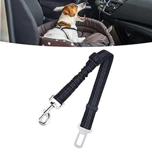 KIMISS Einstellbarer Sicherheitsgurt für Hundautos - Reflektierende, Stoßdämpfungssicherheit für Hunde - Einziehbares Design für Verbesserte PET Sicherheit in Autos von KIMISS