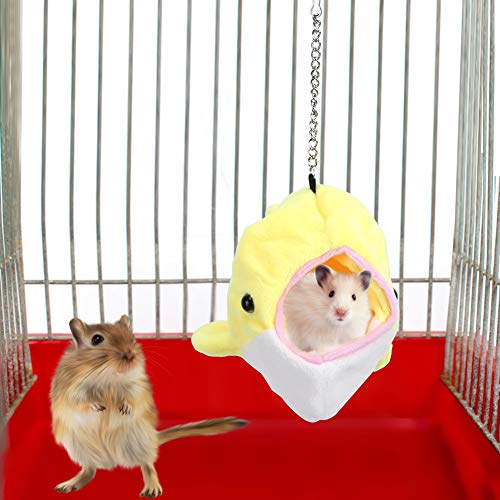 KIMISS Hamster Hängematte, Haustier Ratte Meerschweinchen Vogel Eichhörnchen Plüsch Hängematte, Kleine Haustiere Winddichte Warme Betten Hängende Bett Spielzeug Winter Schlafhöhle Fisch -Form KIMISS Hamster Hängematte, Haustier Ratte Meerschweinchen Vogel Eichhörnchen Plüsch Hängematte, Kleine Haustiere Winddichte Warme Betten Hängende Bett Spielzeug Winter Schlafhöhle Fisch -Form von KIMISS