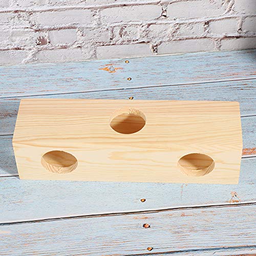 KIMISS Hamster Holztunnel, Holzrohrhausverlängerung Kleine Haustiere Tierkauen Spielzeugrohre & Tunnel Training Spielen Übungskäfigzubehör für Haustier Ratte Rennmäuse Mäuse Kinn a (S Einzeilenform) KIMISS Hamster Holztunnel, Holzrohrhausverlängerung Kleine Haustiere Tierkauen Spielzeugrohre & Tunnel Training Spielen Übungskäfigzubehör für Haustier Ratte Rennmäuse Mäuse Kinn a (S Einzeilenform) von KIMISS