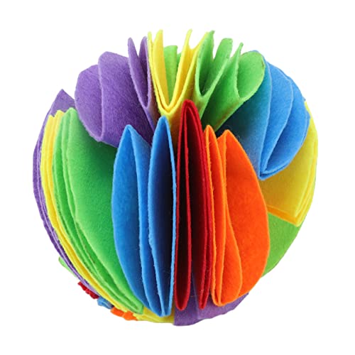 KIMISS Hund Snuffle Ball - Interactive Snuffle Treat Ball für Hunde | Anreicherung Spielzeug für Geruchstraining, Stressabbau und Langsame Fütterung (20 cm) von KIMISS