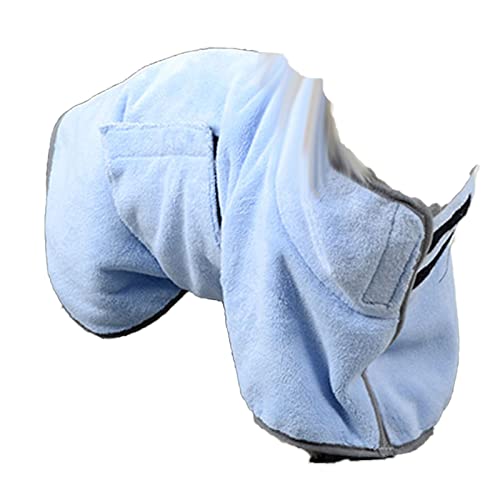 KIMISS Hunde-Trocknungsmantel, Handtuch-Bademantel, Starke Wasseraufnahme, Schnelle Katzen-Robe, Super Saugfähige Faser, Warme Mäntel und Jacken, Mantel, Multifunktionale Haustierdecke, von KIMISS