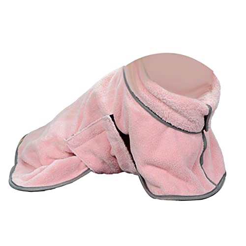 KIMISS Hunde-Trocknungsmantel, Handtuch-Bademantel, Starke Wasseraufnahme, Schnelle Katzen-Robe, Super Saugfähige Faser, Warme Mäntel und Jacken, Mantel, Multifunktionale Haustierdecke, von KIMISS