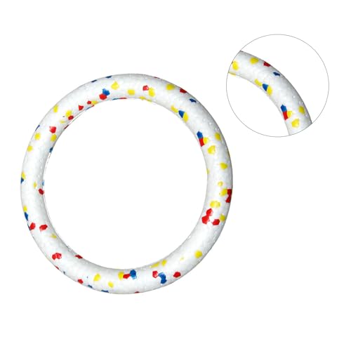 KIMISS Hundeflieger Ringspielzeug, Training von Zähnen Mahlen Bissbeständiges Sicheres Spielzeug, Leichte Scheiben Interessante Interaktive Haustierkaukreise für Vorräte Sportspaß Kauspielspielzeug KIMISS Hundeflieger Ringspielzeug, Training von Zähnen Mahlen Bissbeständiges Sicheres Spielzeug, Leichte Scheiben Interessante Interaktive Haustierkaukreise für Vorräte Sportspaß Kauspielspielzeug von KIMISS
