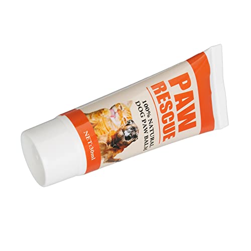 KIMISS Hundepfotencreme, 30 Ml, Natürlicher, Feuchtigkeitsspendender, Reparierender Pfotenbalsam, Einfach Aufzutragen, Heimtierbedarf, Hundebekleidung, Zubehör, Stiefelschutz, von KIMISS