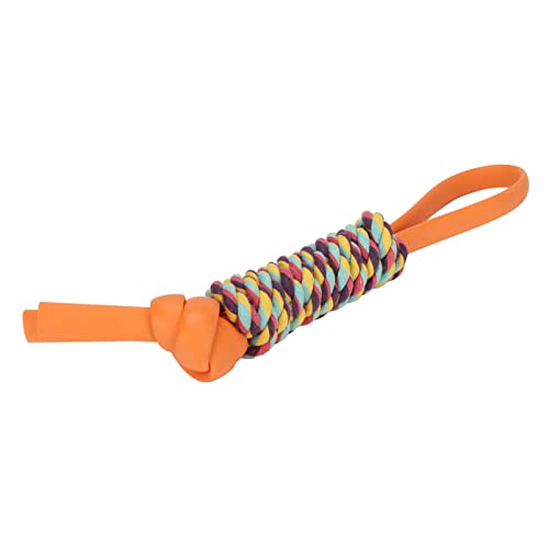 KIMISS Hundeschnallspielzeugkauen, Spielzeug Mehrzweck -Biss -resistantes Kauen, Seile Seile Zähne Mahlen Interaktiver Baumwollpelpenspielzeug, Beste mittel Bis Große Rassen Gelbgrün (ORANGE) von KIMISS