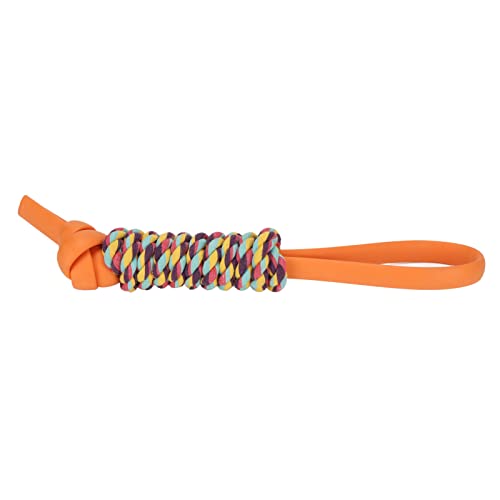 KIMISS Hundeseilspielzeug für Interaktives Kauen und Zähneputzen – Maiskolben-Design, Zum Ziehen, Zähneknirschen und Stressabbau bei Haustieren (ORANGE) von KIMISS