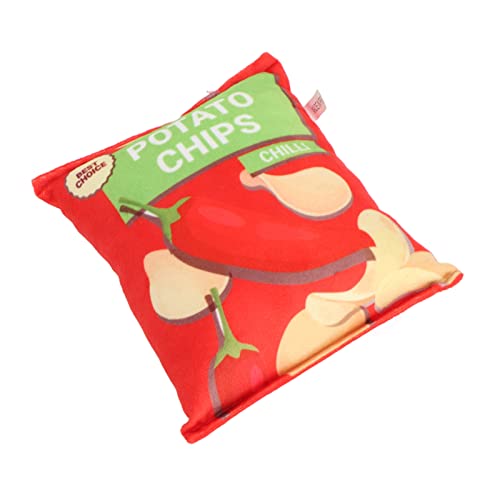 KIMISS Kartoffelchips-Plüsch-Hundespielzeug, Integriertes Rassel-Papierspielzeug, Sicher für zu Hause, Quietschendes Quietschspielzeug, Bissfester Snackbeutel für Welpenchips, Orange KIMISS Kartoffelchips-Plüsch-Hundespielzeug, Integriertes Rassel-Papierspielzeug, Sicher für zu Hause, Quietschendes Quietschspielzeug, Bissfester Snackbeutel für Welpenchips, Orange von KIMISS