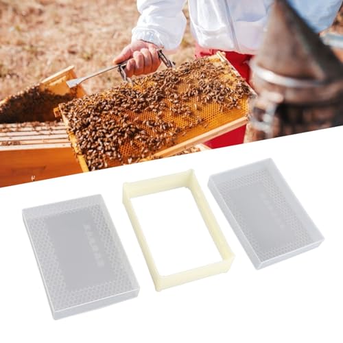 KIMISS Plastic Imkere Comb Beehive Box E Set Kit - Essentielle Imker -Werkzeuge für die Honigproduktion von KIMISS