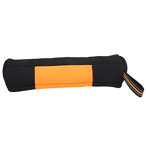 KIMISS Tragbare Leckerli-Tasche für das Hundetraining, wasserdichte Belohnungstasche aus Rindsleder für Spaziergänge, Erhältlich in Orange und Grün (M) von KIMISS