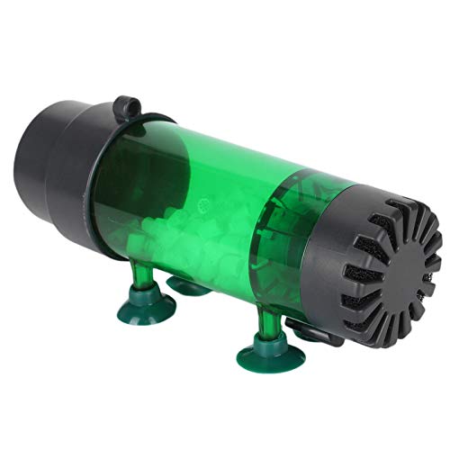 KIMISS Wirbelschichtfilter, Aquarienfisch-Blasen-Biofilter, Medienfilter mit Saugnapfreiniger LH600 (Wirbelschicht LH300) von KIMISS