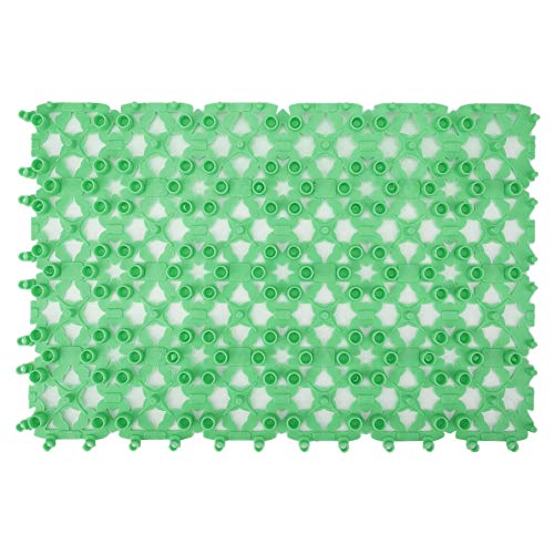 KIMISS rutschfeste Matte für Hunde- und Katzenkäfige mit Herzgitter-Design – Weiches Haustierkissen für Hundehütten, Katzenbetten und den Heimgebrauch (Green) von KIMISS