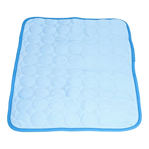 Kühlende Haustiermatte für Kleine Bis Große Hunde und Katzen, Selbstkühlende, Ungiftige, Atmungsaktive, Faltbare Haustierunterlage (M(60 * 50cm)) von KIMISS