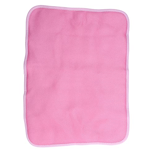 Kühlende Haustiermatte für Kleine Bis Große Hunde und Katzen, Selbstkühlende, Ungiftige, Atmungsaktive, Faltbare Haustierunterlage (M(60 * 50cm)) von KIMISS