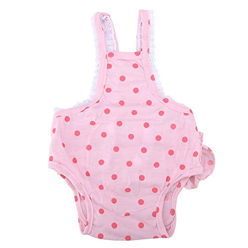 Niedliche Hunde-Hosenträger Im Polka-Dot-Rock-Stil – Süße und Bezaubernde Windelhose für Kleine Hunde – Bequeme und Stilvolle Haustierbekleidung (XXL) von KIMISS
