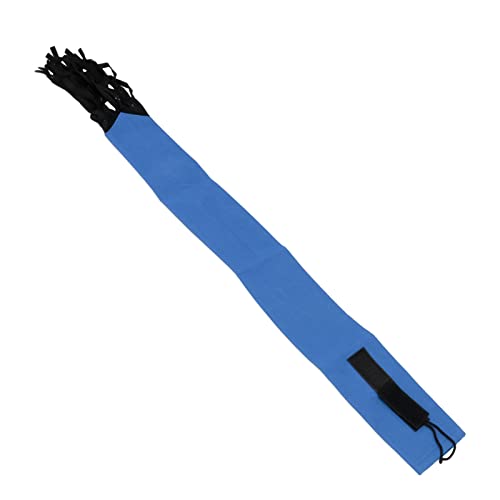 KIMISS Pferdeschwanz-Schutztasche | Schachtelhalmschutz aus Vliesstoff mit Fransen | Klettverschluss-Design | Pferdepflegewerkzeug | Pferdeschwanztasche mit Fransen (Blue) von KIMISS