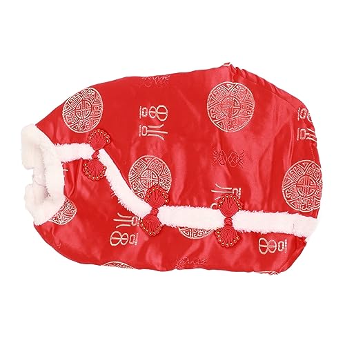 Stilvoller Wintermantel für Hunde – Tang-Anzug Im C-SE-Stil für Große Hunde – Haustierweste für und Winter – Neujahrs-Baumwolljacke in den Größen S, M, L, XL, 2XL (2XL) von KIMISS