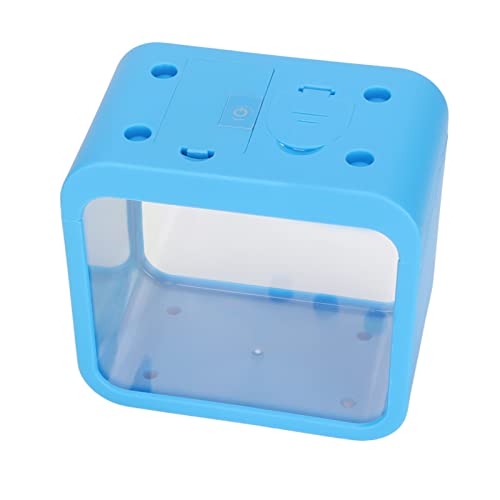 Tragbares LED-Mini-Betta-Aquarium – Abnehmbares, Umweltfreundliches Desktop-Aquarium (blau) – Ideal für Kleine Räume – von KIMISS