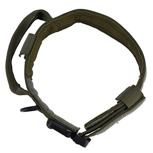 Traktions-Hundehalsband mit Verstellbarer Schnalle – Nylon-Eisen-Trainings- und Jagd-Haustierhalsband für den Bequemen Einsatz Im Freien (XL) von KIMISS