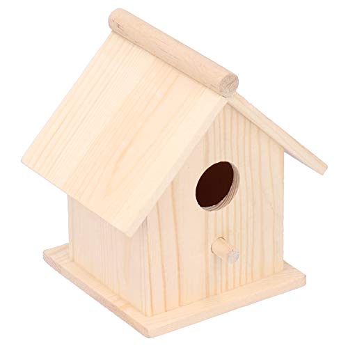Vogelnester-Dekoration, Ornament-Haus aus Holz für den Außenbereich, Hängende Vogelkäfige, Vogelhäuser, Futterhäuschen aus Holz, Klein, für Motheaten-Vogelhaus-Garten Vogelnester-Dekoration, Ornament-Haus aus Holz für den Außenbereich, Hängende Vogelkäfige, Vogelhäuser, Futterhäuschen aus Holz, Klein, für Motheaten-Vogelhaus-Garten von KIMISS
