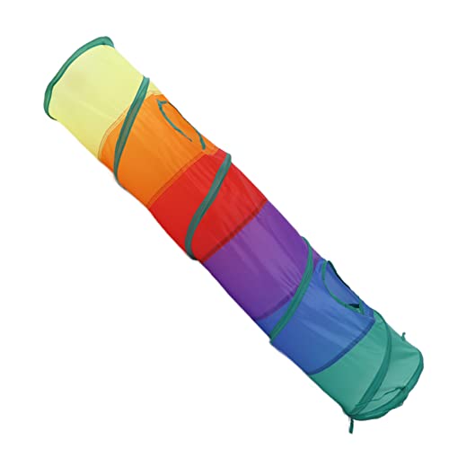 Zusammenklappbares Regenbogen-Katzentunnel-Labyrinth – Vielseitiges Spielspielzeug für Katzen – Lustige Indoor-Aktivität für Alle Jahreszeiten – Zusammenklappbares Katzenzubehör Zusammenklappbares Regenbogen-Katzentunnel-Labyrinth – Vielseitiges Spielspielzeug für Katzen – Lustige Indoor-Aktivität für Alle Jahreszeiten – Zusammenklappbares Katzenzubehör von KIMISS
