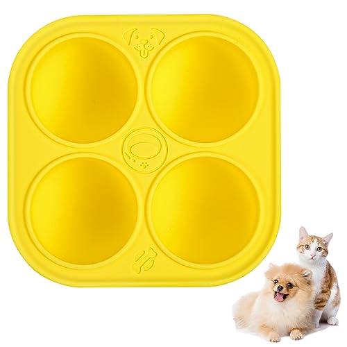 Hunde Leckerlis Formen, Silikon Wiederverwendbar Hundesnack Formen Leckereien Formen spülmaschinenfest Leckerli-Tablett-Form Kompatibel mit Woof Pupsicle Haustier Hundespielzeug von KINBOM