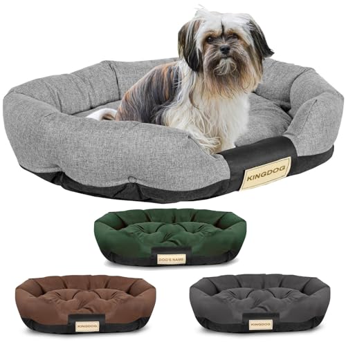 KING DOG Hundebett für sehr große Hunde Größe XL 115x95 cm Wasserdichtes Hundekissen Waschbares Hundesofa Für den Innenbereich geeignet Graue Hundeliege KING DOG Hundebett für sehr große Hunde Größe XL 115x95 cm Wasserdichtes Hundekissen Waschbares Hundesofa Für den Innenbereich geeignet Graue Hundeliege von KING DOG