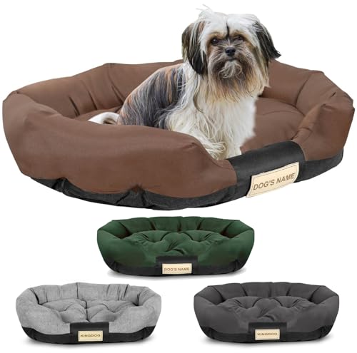 KING DOG Hundebett für sehr große Hunde Größe XXL 130x105 cm Wasserdichtes Hundekissen Waschbares Hundesofa Für den Innenbereich geeignet Braune Hundeliege KING DOG Hundebett für sehr große Hunde Größe XXL 130x105 cm Wasserdichtes Hundekissen Waschbares Hundesofa Für den Innenbereich geeignet Braune Hundeliege von KING DOG