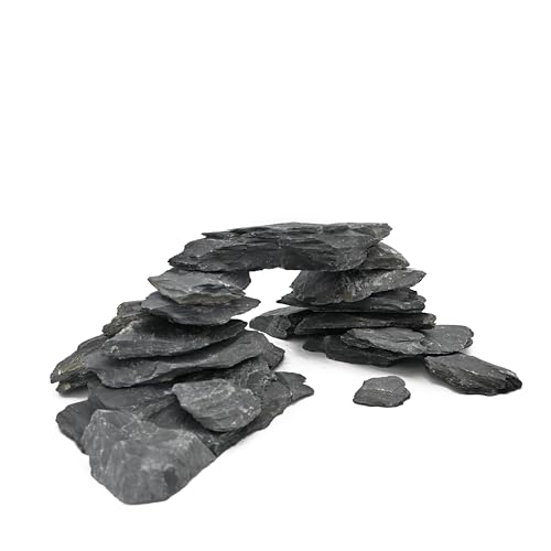 KINGRUI Aquarium Schiefersteine 3–8 cm – Terrarium Steine, Reptilien Deko, Aquascaping & kreative Gestaltung – 4,5kg KINGRUI Aquarium Schiefersteine 3–8 cm – Terrarium Steine, Reptilien Deko, Aquascaping & kreative Gestaltung – 4,5kg von KINGRUI