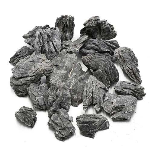 KINGRUI Aquarium Steine Drachenstein Seiryu Rock 20kg – Natürliche Aquascaping Steine für Aquarien, Terrarien & Vivarien, 8–23 cm von KINGRUI