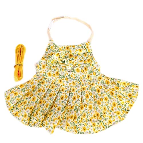 Hasengeschirr und Leine, Set für Kaninchen, Kleidung, Meerschweinchen, Weste, schönes süßes Kleid für kleine Haustiere, Frettchen, Hamster von KINHA