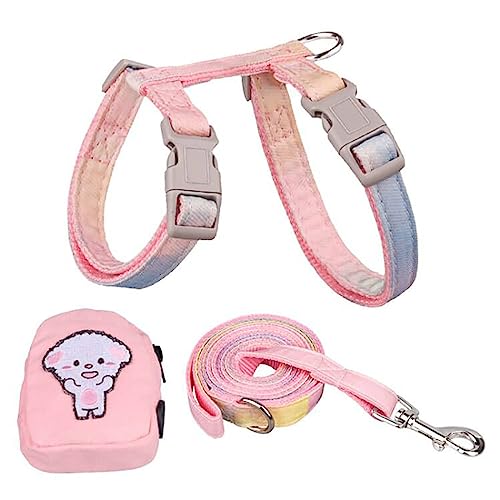 KINLYBO Brustgeschirr für Haustiere, verstellbar, reflektierend, Schleife, Gurt mit Griff, Seil und Tasche für Welpen, Hunde, Katzen, Gelb, Größe M, 3 Stück KINLYBO Brustgeschirr für Haustiere, verstellbar, reflektierend, Schleife, Gurt mit Griff, Seil und Tasche für Welpen, Hunde, Katzen, Gelb, Größe M, 3 Stück von KINLYBO