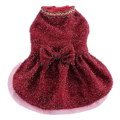KINLYBO Haustier-Hundekleid, Blumenwelpen, Tutu, Röcke für Hochzeit, Party, Brithday Kostüm, LF20, Rot, Größe M KINLYBO Haustier-Hundekleid, Blumenwelpen, Tutu, Röcke für Hochzeit, Party, Brithday Kostüm, LF20, Rot, Größe M von KINLYBO
