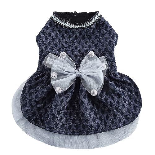 KINLYBO Haustier-Hundekleid, Blumenwelpen, Tutu, Röcke für Hochzeit, Party, Brithday Kostüm, LF21, Marineblau, Größe M KINLYBO Haustier-Hundekleid, Blumenwelpen, Tutu, Röcke für Hochzeit, Party, Brithday Kostüm, LF21, Marineblau, Größe M von KINLYBO