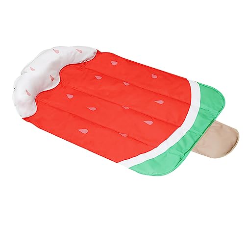 KINLYBO Haustier-Kaltpads, ungiftiges Gel, wasserdicht, Kühlmatten für Hunde, Katzen, Bett, Wassermelone, S von KINLYBO