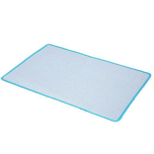 KINLYBO Haustier-Kühlmatte für Hunde und Katzen, Kältepads, ungiftig, Gel, Eisseide, Blau, Größe L KINLYBO Haustier-Kühlmatte für Hunde und Katzen, Kältepads, ungiftig, Gel, Eisseide, Blau, Größe L von KINLYBO