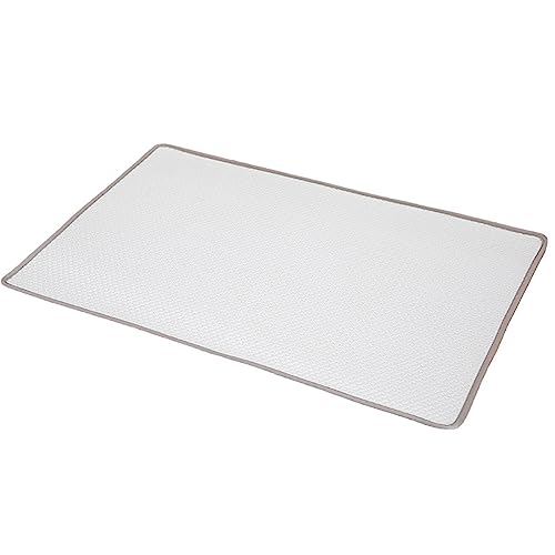 KINLYBO Haustier-Kühlmatte für Hunde und Katzen, Kältepads, ungiftig, Gel, Eisseide, Weiß, Größe XS KINLYBO Haustier-Kühlmatte für Hunde und Katzen, Kältepads, ungiftig, Gel, Eisseide, Weiß, Größe XS von KINLYBO