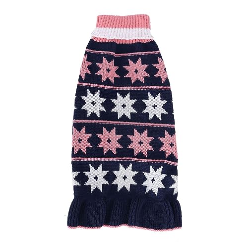 KINLYBO Haustier-Weihnachtspullover für den Winter, warm, Strickpullover, Weihnachten, lässig, Marineblau, L KINLYBO Haustier-Weihnachtspullover für den Winter, warm, Strickpullover, Weihnachten, lässig, Marineblau, L von KINLYBO