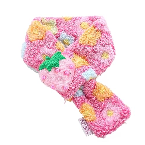 KINLYBO Haustier-Winter-Schal, niedlicher modischer Halswärmer, Zubehör für Welpen, Hunde, WJ12, Rosa, Größe L KINLYBO Haustier-Winter-Schal, niedlicher modischer Halswärmer, Zubehör für Welpen, Hunde, WJ12, Rosa, Größe L von KINLYBO