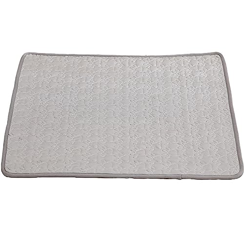 KINLYBO Kühlkissen für Hunde und Katzen, ungiftig, Eiskühldecke, hält Haustier kalt, Grau, XS von KINLYBO