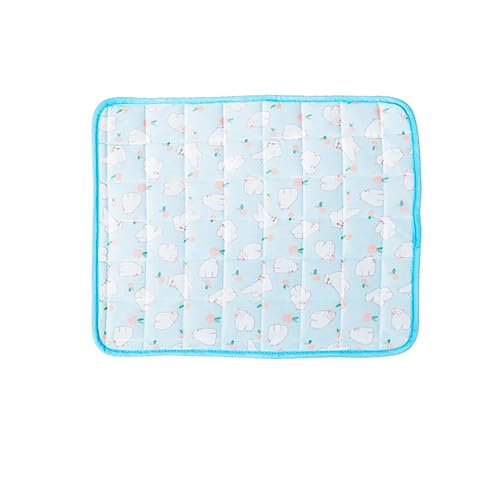 KINLYBO Kühlmatten für Haustiere, Eisseide, Kältepads, Cartoon-Muster, für Hunde und Katzen, Blau, Größe M KINLYBO Kühlmatten für Haustiere, Eisseide, Kältepads, Cartoon-Muster, für Hunde und Katzen, Blau, Größe M von KINLYBO