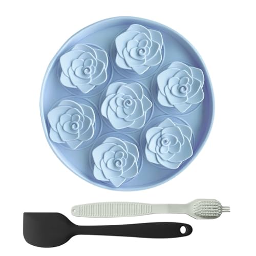 KINLYBO Pet Lick Mats Slow Feeder Food Pads Rutschfeste Paste Pad für Welpen, Hunde und Katzen, 3 Stück, Hellblau KINLYBO Pet Lick Mats Slow Feeder Food Pads Rutschfeste Paste Pad für Welpen, Hunde und Katzen, 3 Stück, Hellblau von KINLYBO