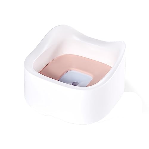 KINLYBO Pet Water Bowls No Spill Slow Drink Water Dispener for Puppy Dogs Cats Outdoor Travel Bowl Pink von KINLYBO
