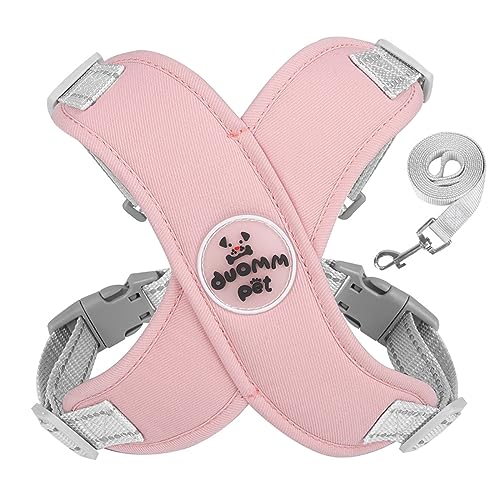 KINLYBO Pets Chest Harnesses with Pull Adjustable Reflective Vest Harness for Samll Dogs Cats Pink S KINLYBO Pets Chest Harnesses with Pull Adjustable Reflective Vest Harness for Samll Dogs Cats Pink S von KINLYBO