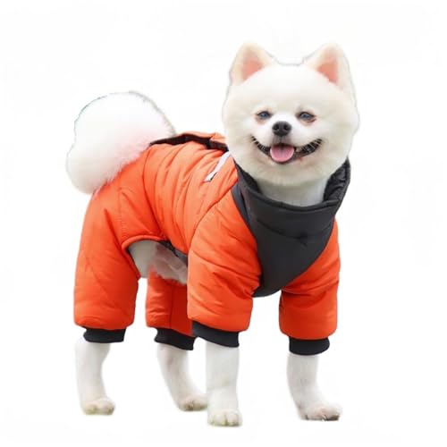 KINLYBO Pets Coat Winter Warm Jackets Waterproof Reflective Outfits for Puppy Medium Large Dog with Harness Hole Orange 3XL KINLYBO Pets Coat Winter Warm Jackets Waterproof Reflective Outfits for Puppy Medium Large Dog with Harness Hole Orange 3XL von KINLYBO