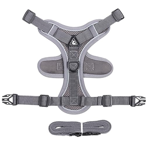 KINLYBO Pets Harnesses with Handle Breathable Reflective Vest Harness for Samll Dogs Cats Green L von KINLYBO