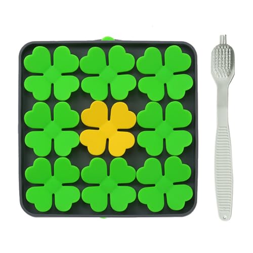 KINLYBO Slow Food Matten für Haustiere Feeder Lick Pads mit rutschfester Silikonschale Training Geruch Grün KINLYBO Slow Food Matten für Haustiere Feeder Lick Pads mit rutschfester Silikonschale Training Geruch Grün von KINLYBO