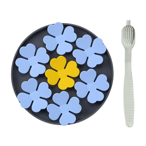 KINLYBO Slow Food Matten für Haustiere Feeder Lick Pads mit rutschfester Silikonschale Trainingsgeruch R-Blau KINLYBO Slow Food Matten für Haustiere Feeder Lick Pads mit rutschfester Silikonschale Trainingsgeruch R-Blau von KINLYBO
