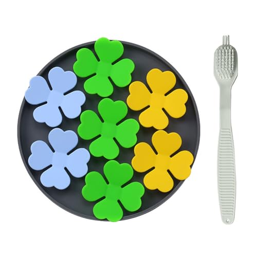 KINLYBO Slow Food Matten für Haustiere Futterspender Leckpads mit rutschfestem Silikonnapf Trainingsgeruch R-Color KINLYBO Slow Food Matten für Haustiere Futterspender Leckpads mit rutschfestem Silikonnapf Trainingsgeruch R-Color von KINLYBO
