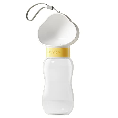 KINSPON 2 in 1 Haustier Wasserflasche Schüssel für große Hunde Outdoor Trinkbecher Hund Tragbar Trinkspender Hund Produkt von KINSPON
